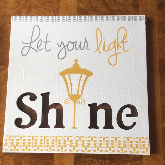 P Graham Dunn | Wall Decor | Graham Dunn Let Your Light Shine Wall Art ...